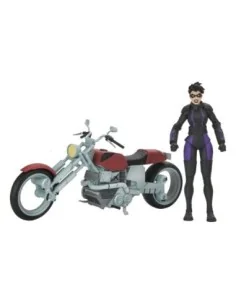 Teenage Mutant Ninja Turtles (The Last Ronin The Lost Years) AF Casey Marie with Last Ronin Motorcycle 18 cm