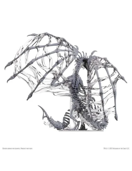 D&D Nolzur's Marvelous Miniatures Unpainted Miniatures Black Dracolich 30 cm