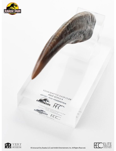 Jurassic Park ECC Elite Creature Line Statue Velociraptor Hand Claw Prop 12 cm