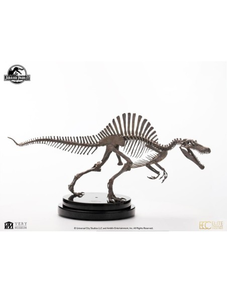 Jurassic Park III ECC Elite Creature Line Statue 1/24 Spinosaurus Skeleton Bronze 27 cm