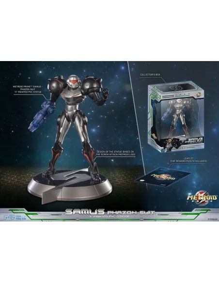 Metroid Prime PVC Statue Samus Phazon Suit Standard Edition 28 cm