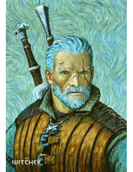 The Witcher III: Wild Hunt Game Art Chronicles Puzzle Geralt inspired by Vincent van Gogh (1000 pieces)