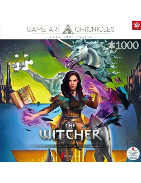 The Witcher III: Wild Hunt Game Art Chronicles Puzzle Yennefer inspired by Salvador Dali (1000 pieces)