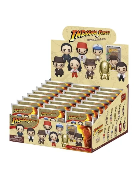 Indiana Jones 3D PVC Bag Clips Display (24)