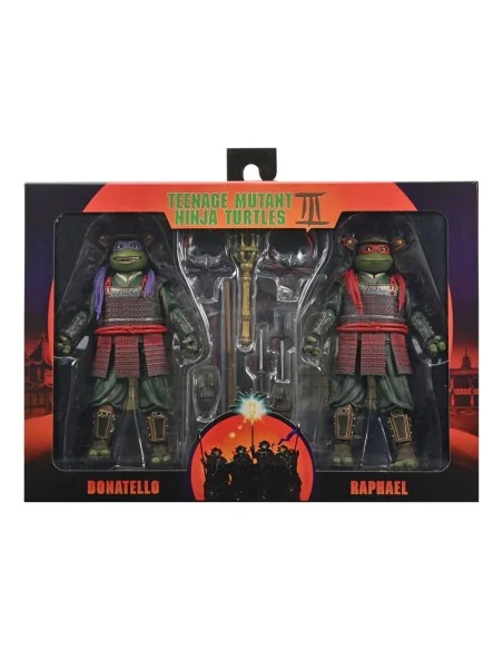 Teenage Mutant Ninja Turtles III Action Figure 2-Pack Donatello & Raphael 18 cm