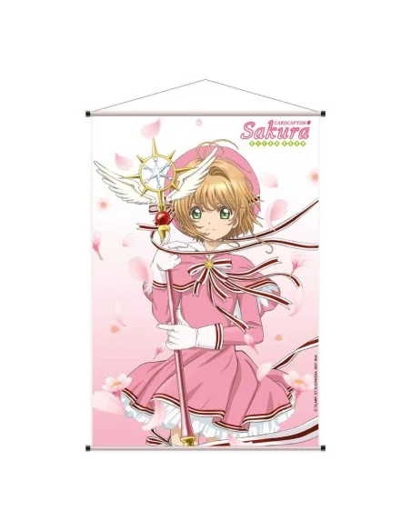 Cardcaptor Sakura Clear Card Wallscroll Sakura Kinomoto Cherry Blossoms 60 x 90 cm