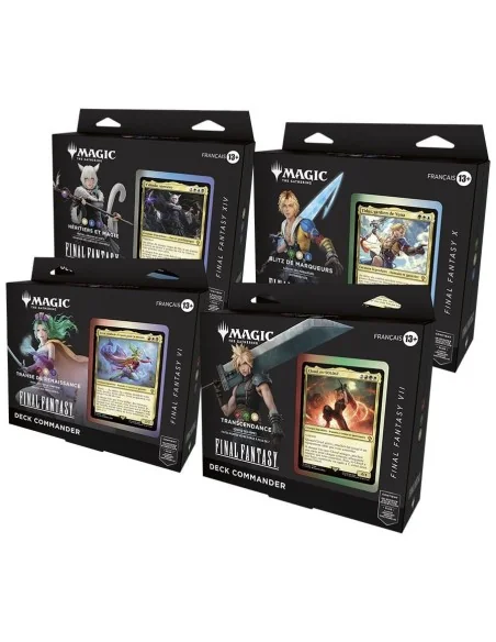 Magic the Gathering Final Fantasy Commander Decks Display (4) french 291,99 € Wizards of the Coast