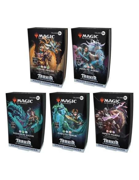 Magic the Gathering Tarkir: La Dracotempesta Commander Decks Display (5) italian 243,99 € Wizards of the Coast