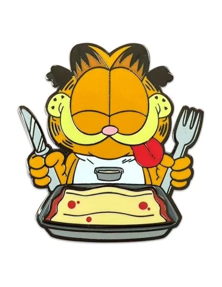 Garfield Pin Badge Disco Garfield Lasagna Dinner 5 cm