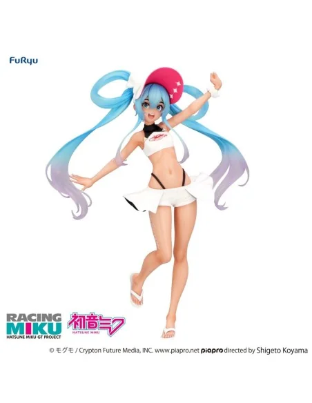 Hatsune Miku GT Project Trio-Try-iT PVC Statue Racing Miku 2024 Summer Holiday Ver. 21 cm