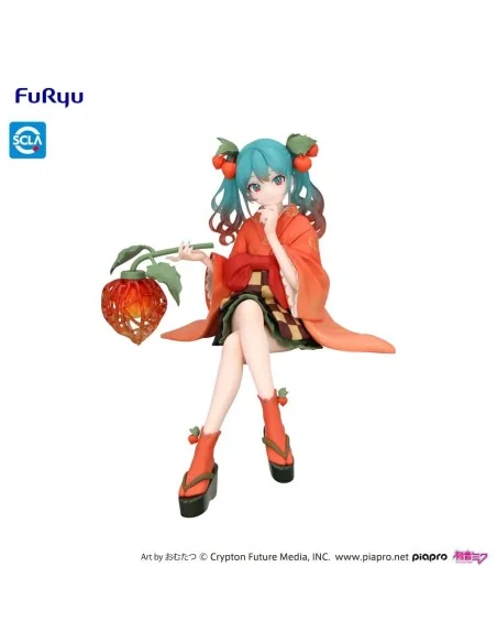 Hatsune Miku Noodle Stopper PVC Statue Flower Fairy Winter Cherry 15 cm