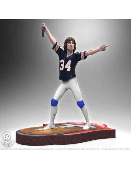Rolling Stones Rock Iconz Statue Mick Jagger US Tour 1981 (Black Jersey) 22 cm