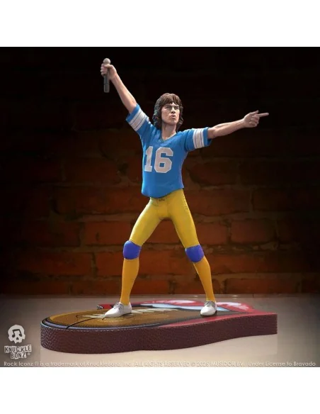 Rolling Stones Rock Iconz Statue Mick Jagger US Tour 1981 (Blue Jersey) 22 cm