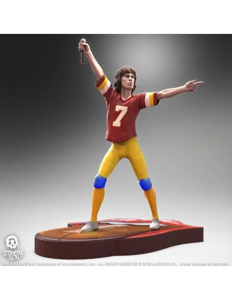 Rolling Stones Rock Iconz Statue Mick Jagger US Tour 1981 (Burgundy Jersey) 22 cm