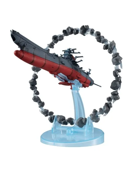 Space Battleship Yamato 2202 Statue Cosmofleet SP Aircraft Warriors of Love Re & Asteroid Ring 16 cm