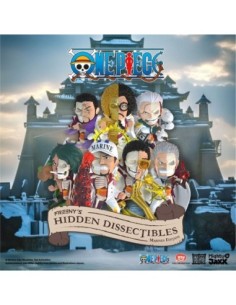 One Piece Freeny's Hidden Dissectables Marines Edition 4 inch Vinyl Figure Blind Box Display (6)