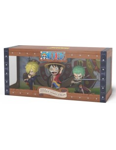 One Piece Freeny's Hidden Dissectables Vinyl Figure Luffy, Zoro and Sanji 10 cm