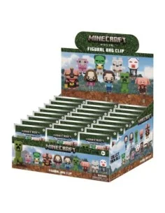 Minecraft 3D PVC Bag Clips Series 1 Display (24)