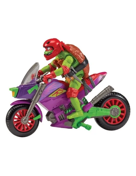 Tales of the Teenage Mutant Ninja Turtles Action Figure with Vehicle Raphael & Purple Dragon 12 cm
