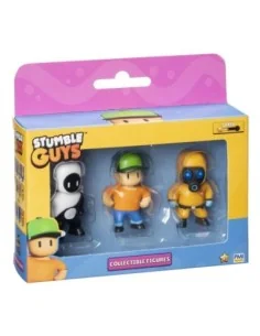 Stumble Guys: Wave 2 3-figure window box collectible figures Yang + Mr Stumble + Hazmat NBC