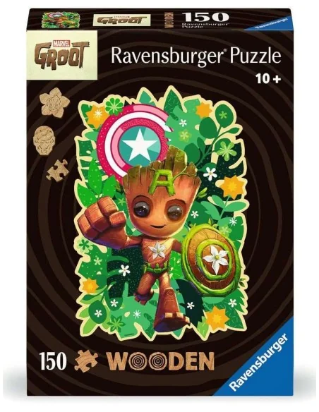 Marvel WOODEN Jigsaw Puzzle Groot (150 pieces)