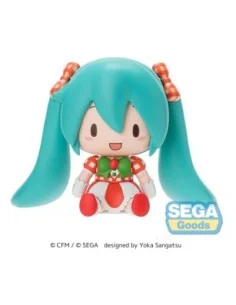 Character Vocal Series 01: Fuwa Petit Chibi Figure Hatsune Miku x Love and Berry Dress Up and Dance! Lovely Strawberry 8 cm