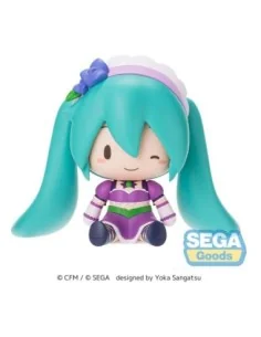 Character Vocal Series 01: Fuwa Petit Chibi Figure Hatsune Miku x Love and Berry Dress Up and Dance! Sparkly Purple 8 cm