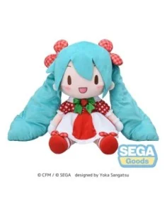 Character Vocal Series 01: Fuwa Petit Plush Figure Hatsune Miku x Love and Berry Dress Up and Dance! Lovely Strawberry 40 cm