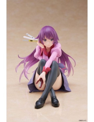 Monogatari PVC Statue Desktop Cute Figure Hitagi Senjougahara 13 cm