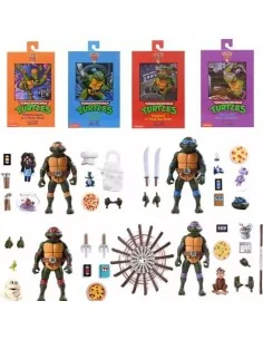 Turtles Leonardo Michelangelo Donatello Raphael Cartoon Vhs Box 189,99 € Neca