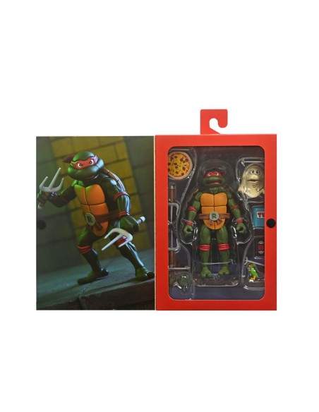 Turtles Leonardo Michelangelo Donatello Raphael Cartoon Vhs Box 189,99 € Neca