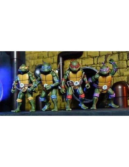Turtles Leonardo Michelangelo Donatello Raphael Cartoon Vhs Box 189,99 € Neca