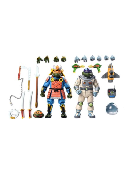 Turtles Cartoon Samurai Space Adv Michelangelo Donatello 17cm 78,99 € Neca