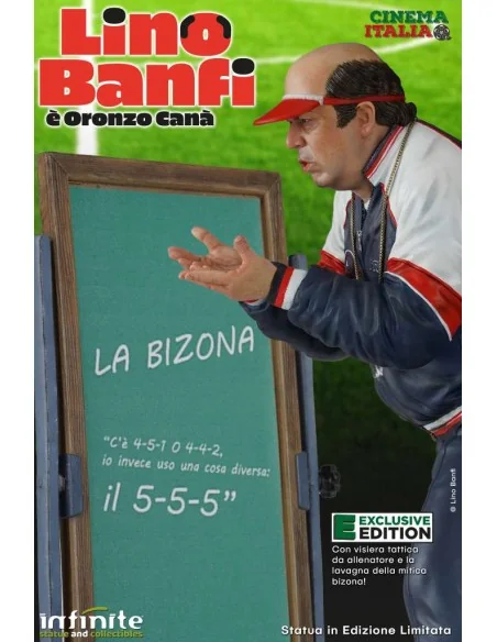Lino Banfi L'allenatore nel Pallone Old&Rare Exclusive Resin Statue Full 25cm 419,99 € Infinite Statue