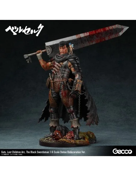 Berserk Statue 1/6 Guts Lost Children Arc The Black Swordsman Redecoration Ver. 38 cm