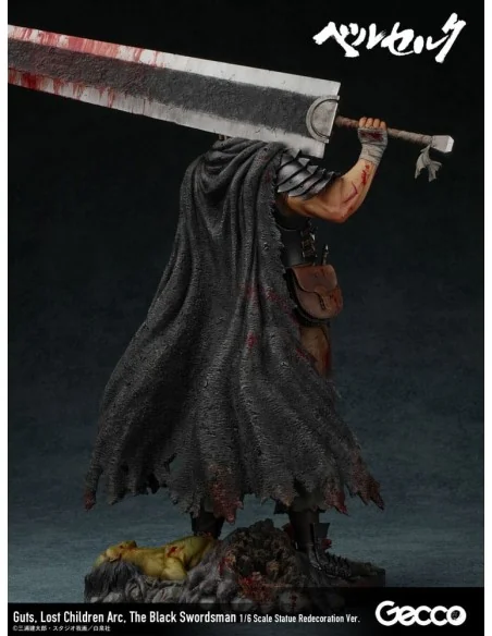 Berserk Statue 1/6 Guts Lost Children Arc The Black Swordsman Redecoration Ver. 38 cm