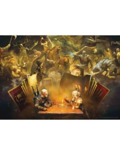 The Witcher Puzzle Playing Gwent (1000 pieces)
