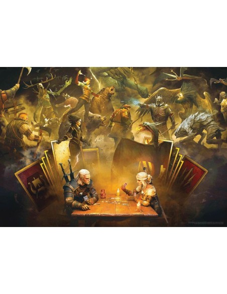 The Witcher Puzzle Playing Gwent (1000 pieces)