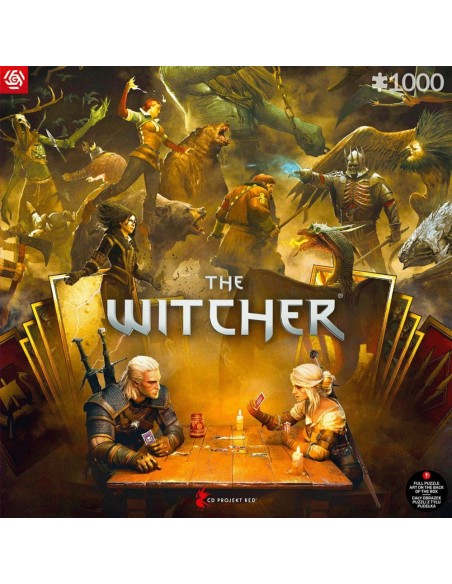 The Witcher Puzzle Playing Gwent (1000 pieces)