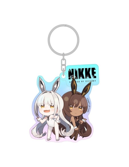 Goddess of Victory: Nikke Acrylic Keychain Blanc & Noir Holographic 7 cm