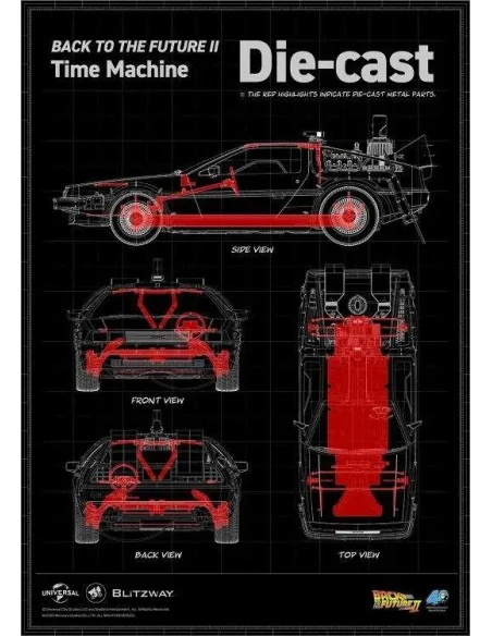 Back to the Future II Premium UMS vehicle 1/6 Time Machine 74 cm 1.399,00 € Blitzway