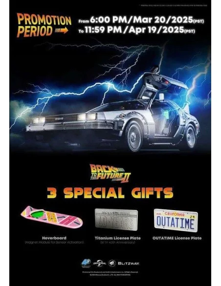 Back to the Future II Premium UMS vehicle 1/6 Time Machine 74 cm 1.399,00 € Blitzway