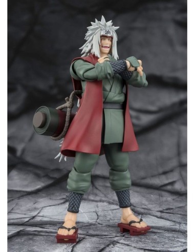 Naruto S.H.Figuarts Action Figure Jiraiya Hidden Leaf Heroic Master Sage (Sage Mode Set) 17 cm