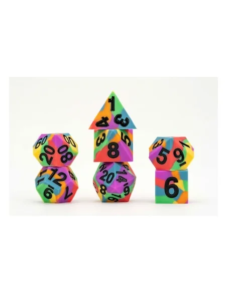 MDG Dice Set Pride Rainbow Flag