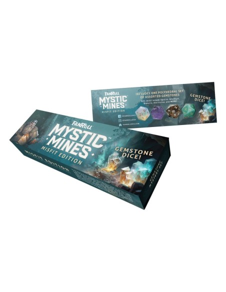 Misfit Mystic Mines Dice Set Mystery Gemstone