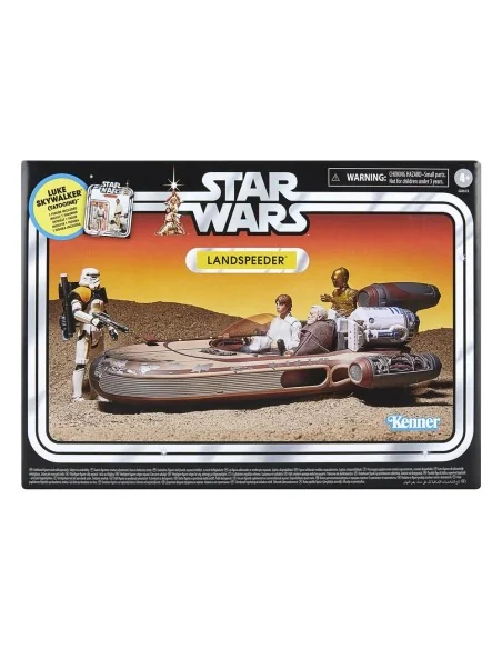 Star Wars Episode IV Vintage Collection Vehicle with Figure Landspeeder & Luke Skywalker (Tatooine)