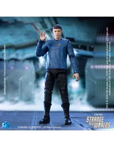 Star Trek Strange New Worlds Exquisite Mini Series Actionfigur 1/18 Spock 11 cm