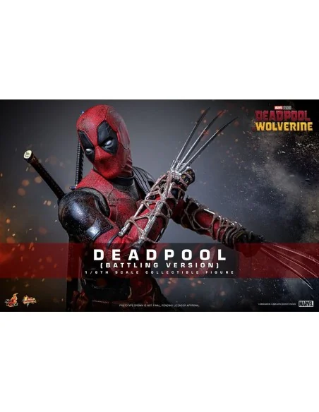 Deadpool & Wolverine Movie Masterpiece Action Figure 1/6 Deadpool (Battling Version) 31 cm