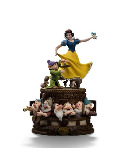 Snow White and the Seven Dwarves Art Scale Statue 1/10 Snow White and Dopey Deluxe Edition 21 cm