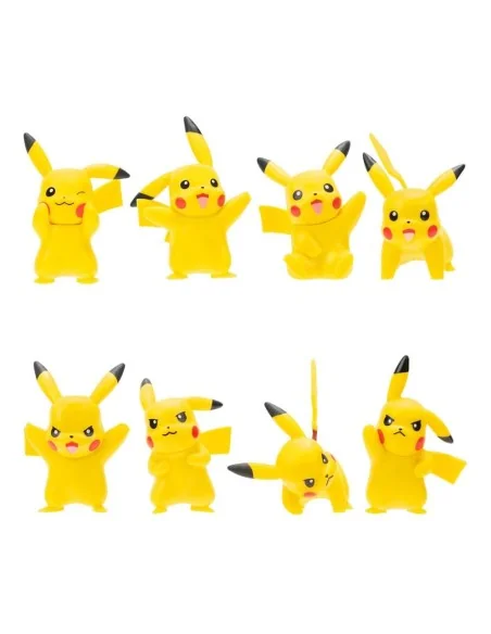 Pokémon Battle Feature Vinyl Figures 8 Pack Pikachu 5 cm